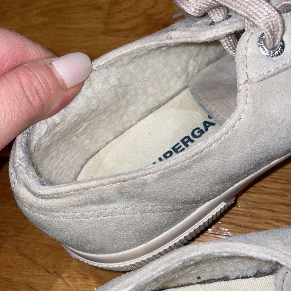 ♡SUPERGA sneaker with sherpa inside size 7.5 - Picture 2 of 6